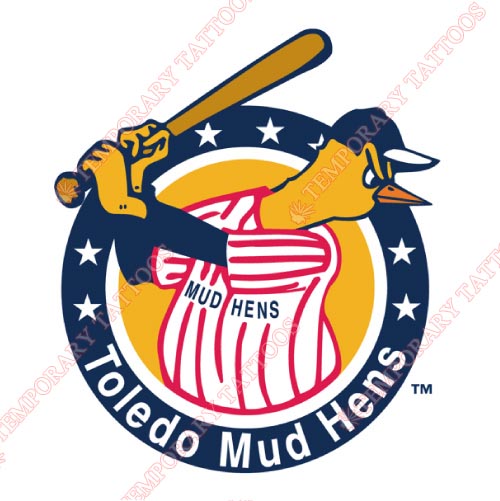Toledo Mud Hens Customize Temporary Tattoos Stickers NO.8033